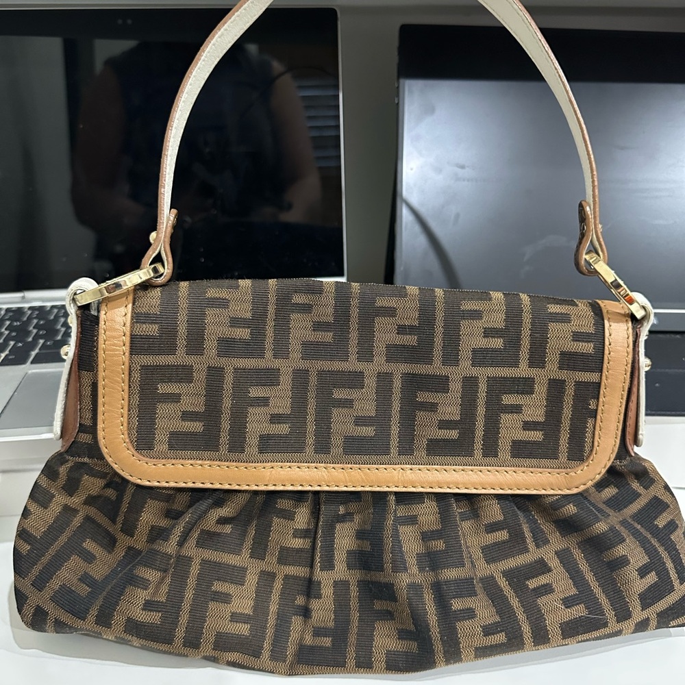 Authentic Fendi Zucca Small Chef Bag